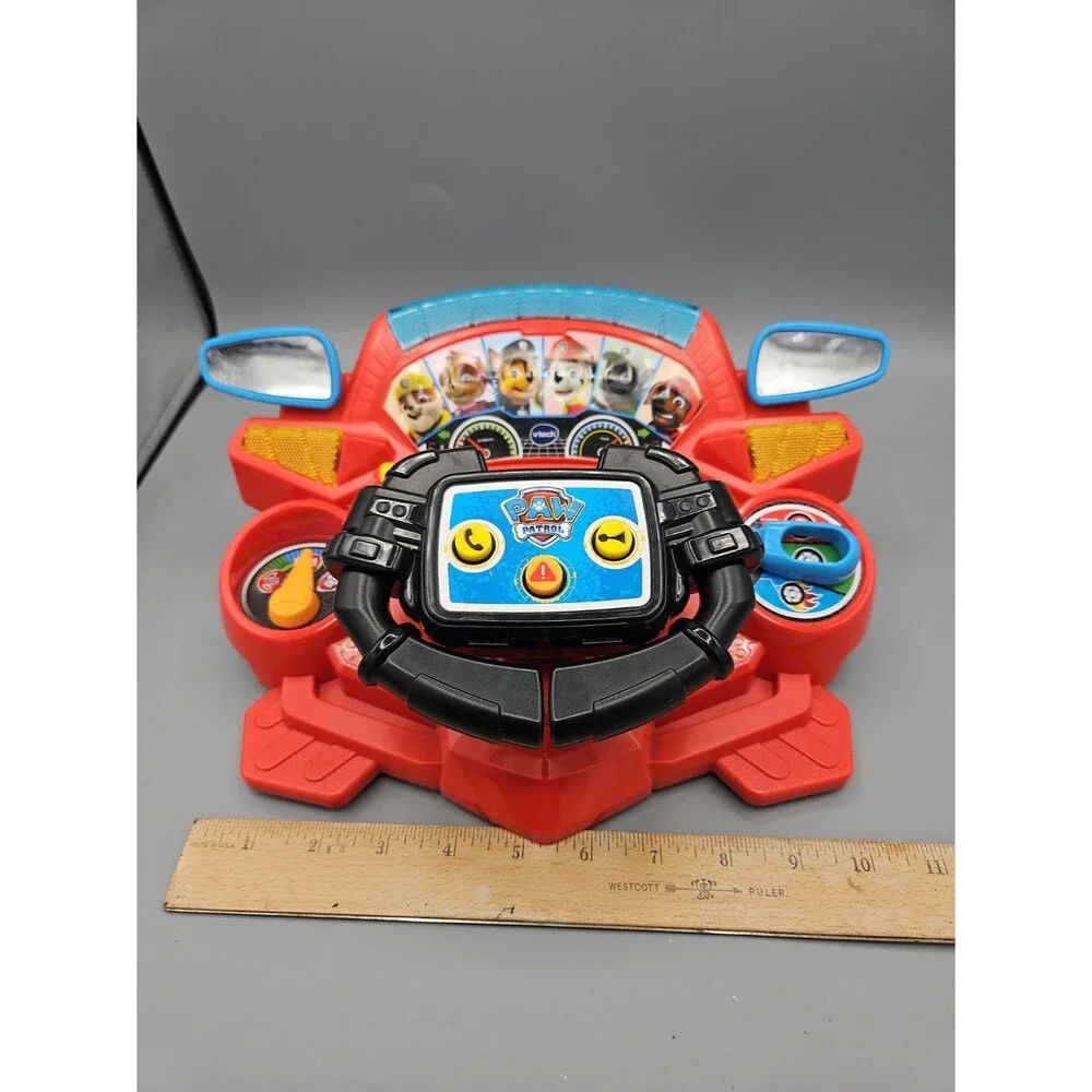 VTech PAW Patrol Rescue Driver ATV & Fire Truck Interactive Play Car Simulation